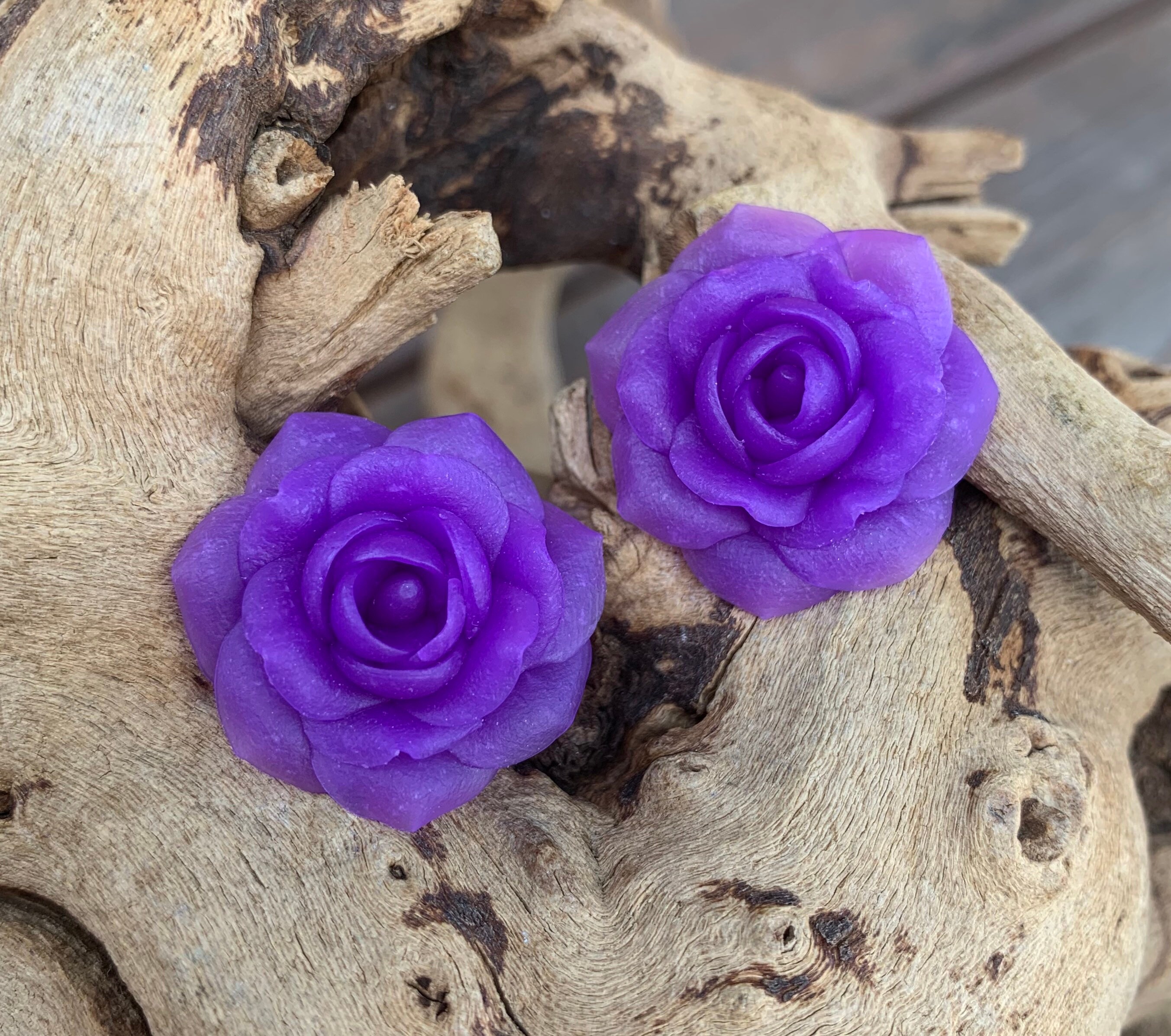 Polymer clay roses Roses for earrings bracelets and Etsy