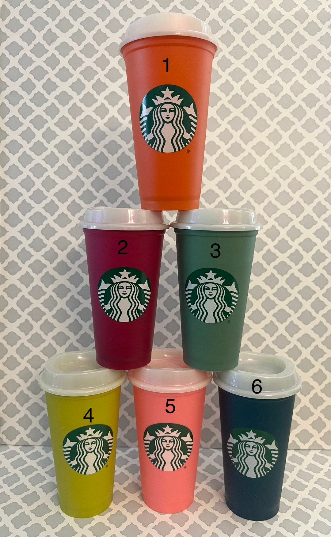 STARBUCKS Reusable Hot Cups Personalized Etsy