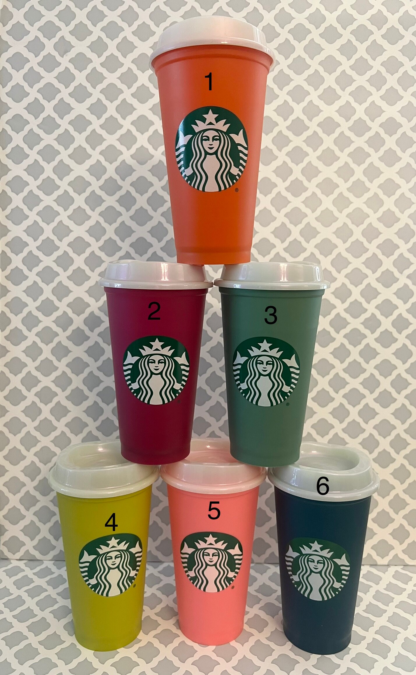 Matching Genuine Starbucks Reusable Hot and Cold Coffee Cup –  roseandbearofficial
