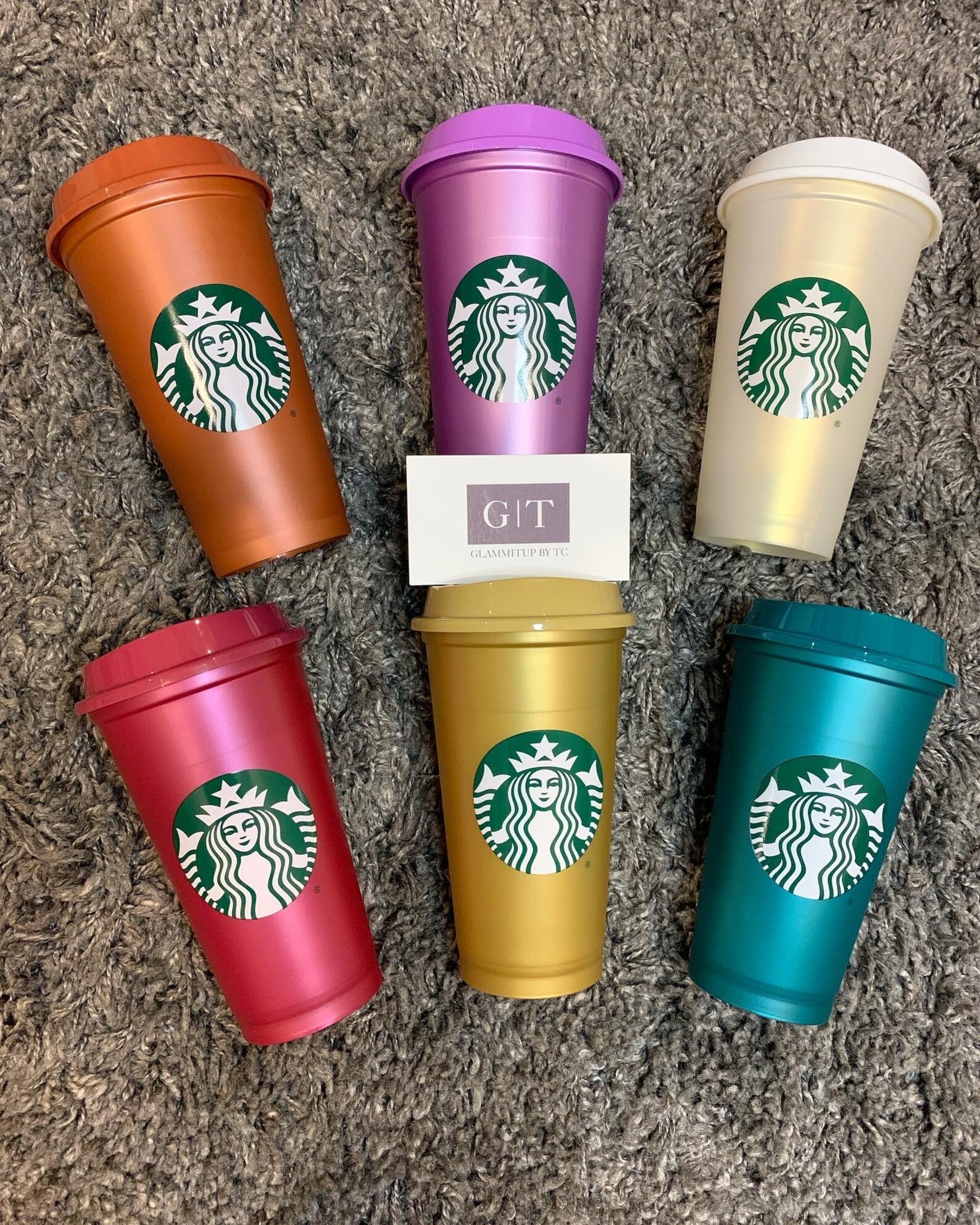 STARBUCKS Metallic Reusable Hot Cup Fall Release 2021 Etsy