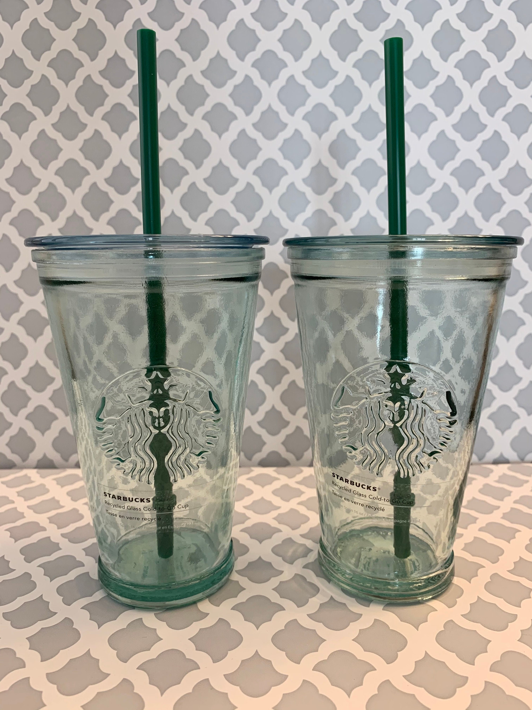 STARBUCKS Glass Tumbler 