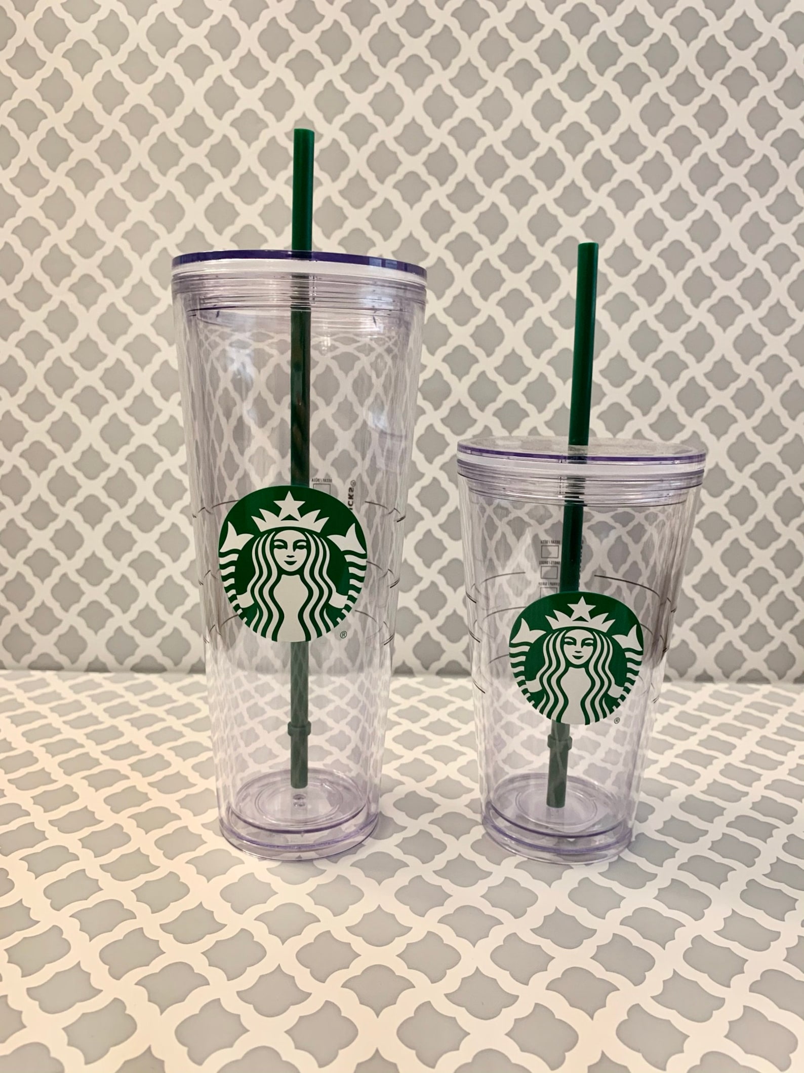 STARBUCKS CLEAR TUMBLER Venti Grande Personalized Etsy