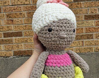 Crochet Mermaid Plushie, Mermaid Doll, Crochet Gift, Handmade Crochet Toy, XL Plush, Fantasy Stuffed Animal, Hand Stitched Crochet Doll