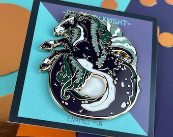 Broche en émail dur Kelpie