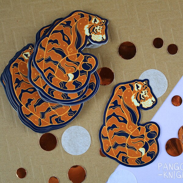 Tiger Vinyl Sticker