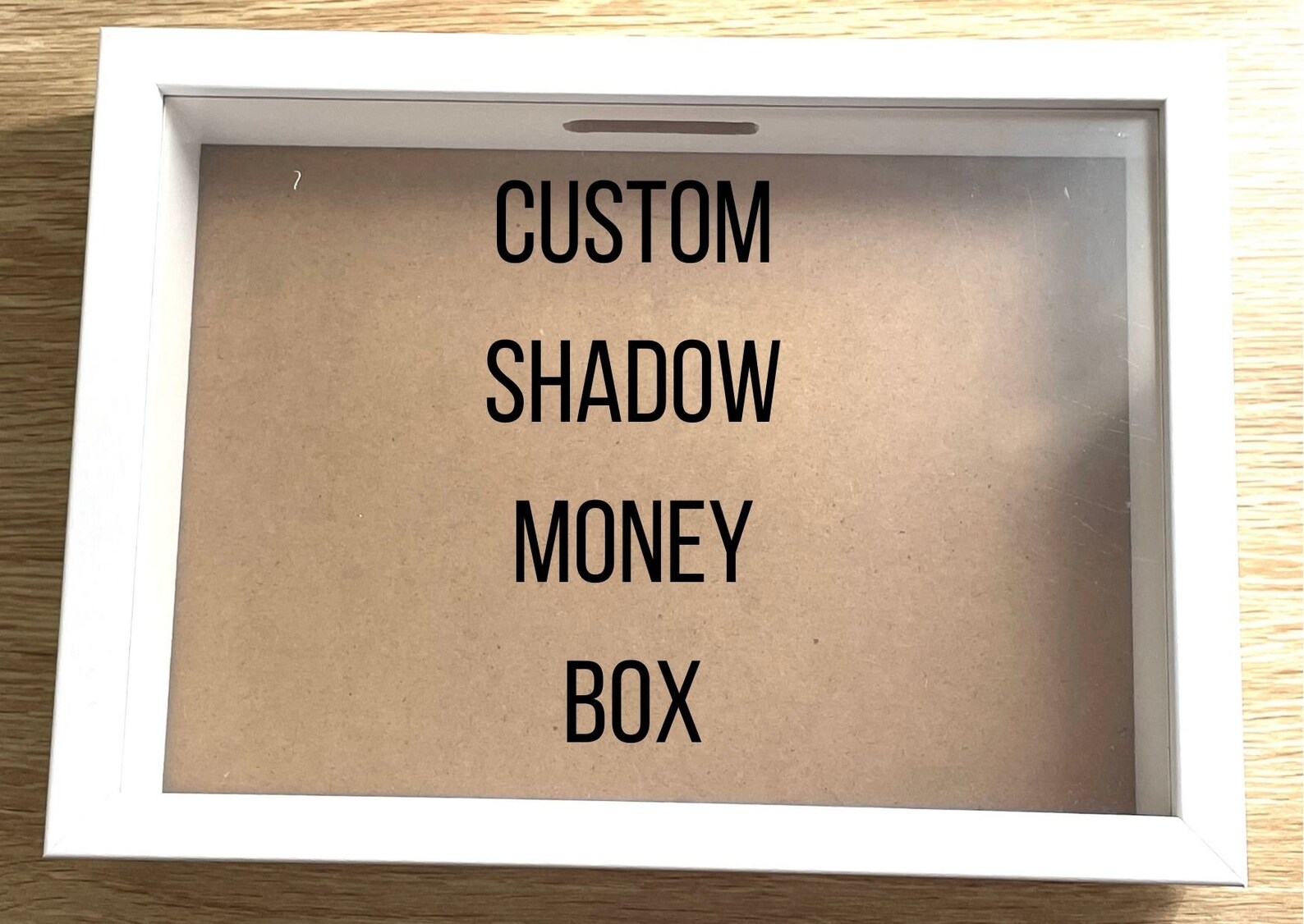 Custom Shadow Money Box Persoanlised Shadow Money Box Etsy