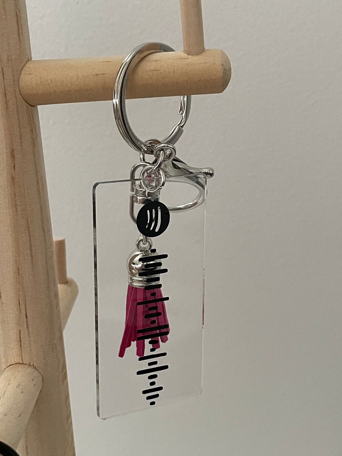 Spotify Code Key Ring Custom Key Ring Personalised Key Etsy