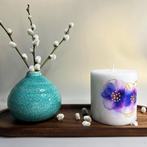 No. 25-8 Persian Nowruz Handcrafted Candle 3”x2.5”