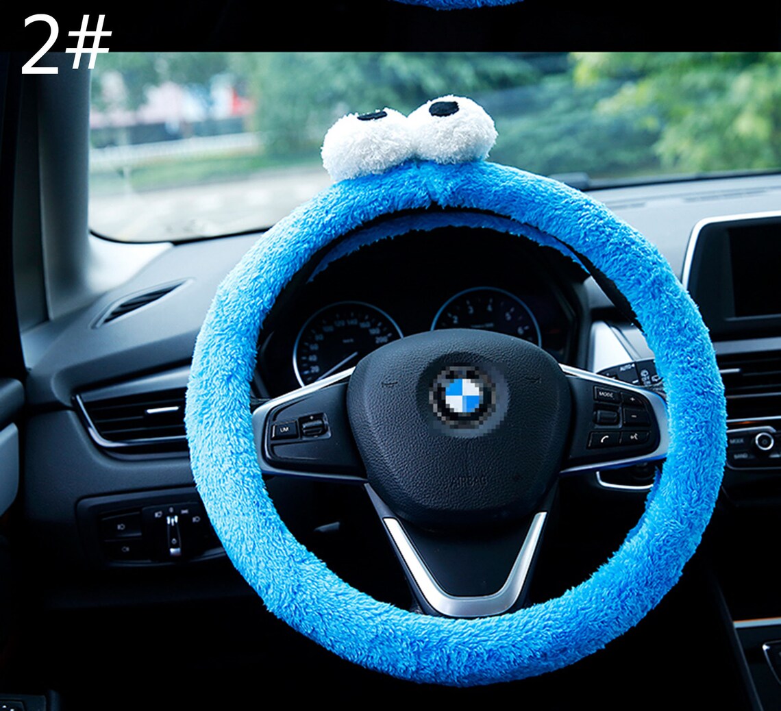 Plush Frog Steering Wheel Cover Cartoon Plush Car Steering Etsy