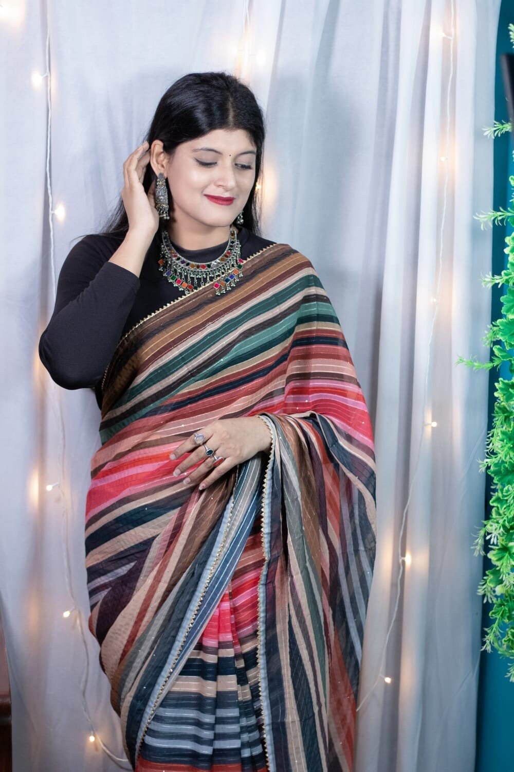 Prom sari hot sale