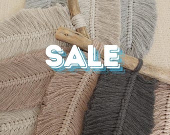 Limited Colours - DIY Macrame Three Feather Kit - Driftwood -  Beginner