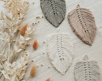 Party Pack - Includes 6 Kits - Group Activity For Adults and Kids - Driftwood Macramé Feathers Kit - DIY