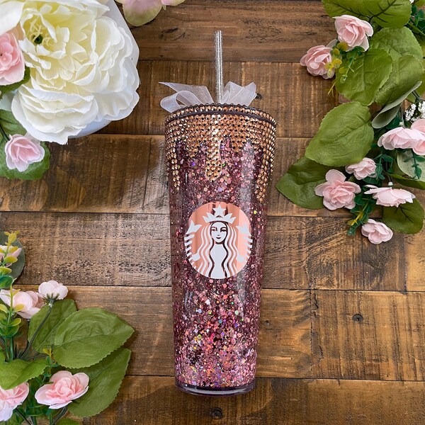 Rose Gold Tumbler - Etsy