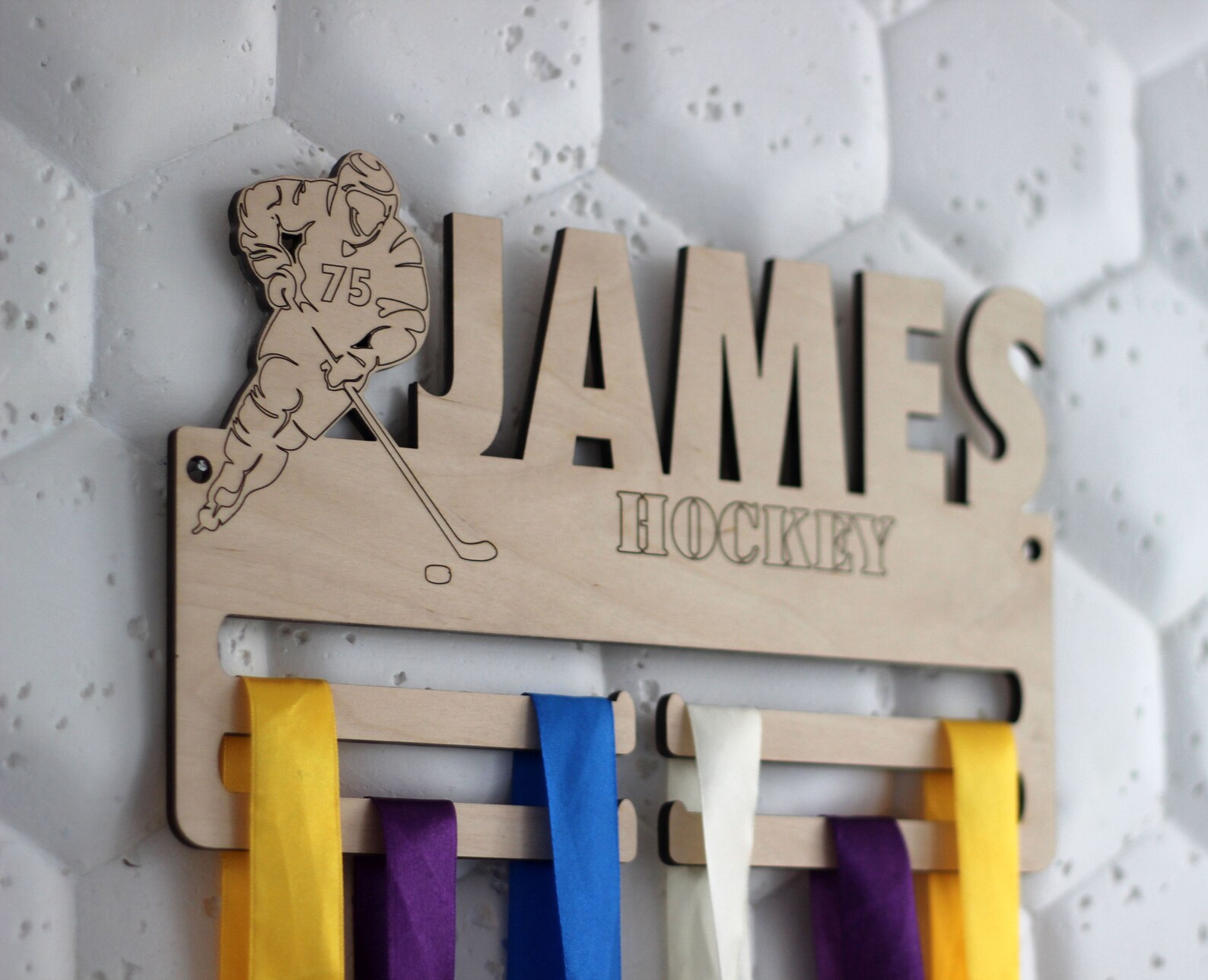 Hockey Medal Holder,ice Hockey Medal Display, Custom Medal Holder