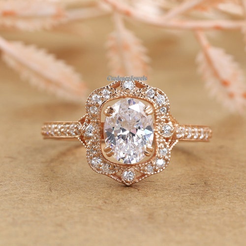 Vintage Diamond 14K Engagement Ring Setting Art Deco Pears - Etsy