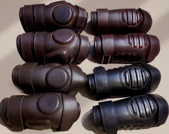Handmade Leather Polo Knee Guards: Padded Protection for Riding