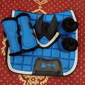 Glitter Horse Saddle Pad Set with Matching Fly Veil & Boots, Equestrian horse tack product logo