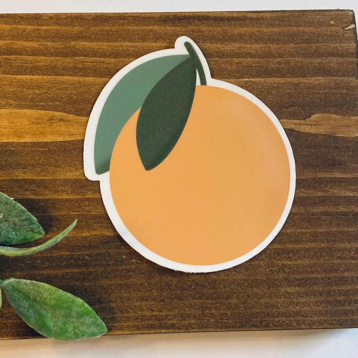 Orange Sticker Die Cut Sticker Fruit Sticker 3 Inch Etsy