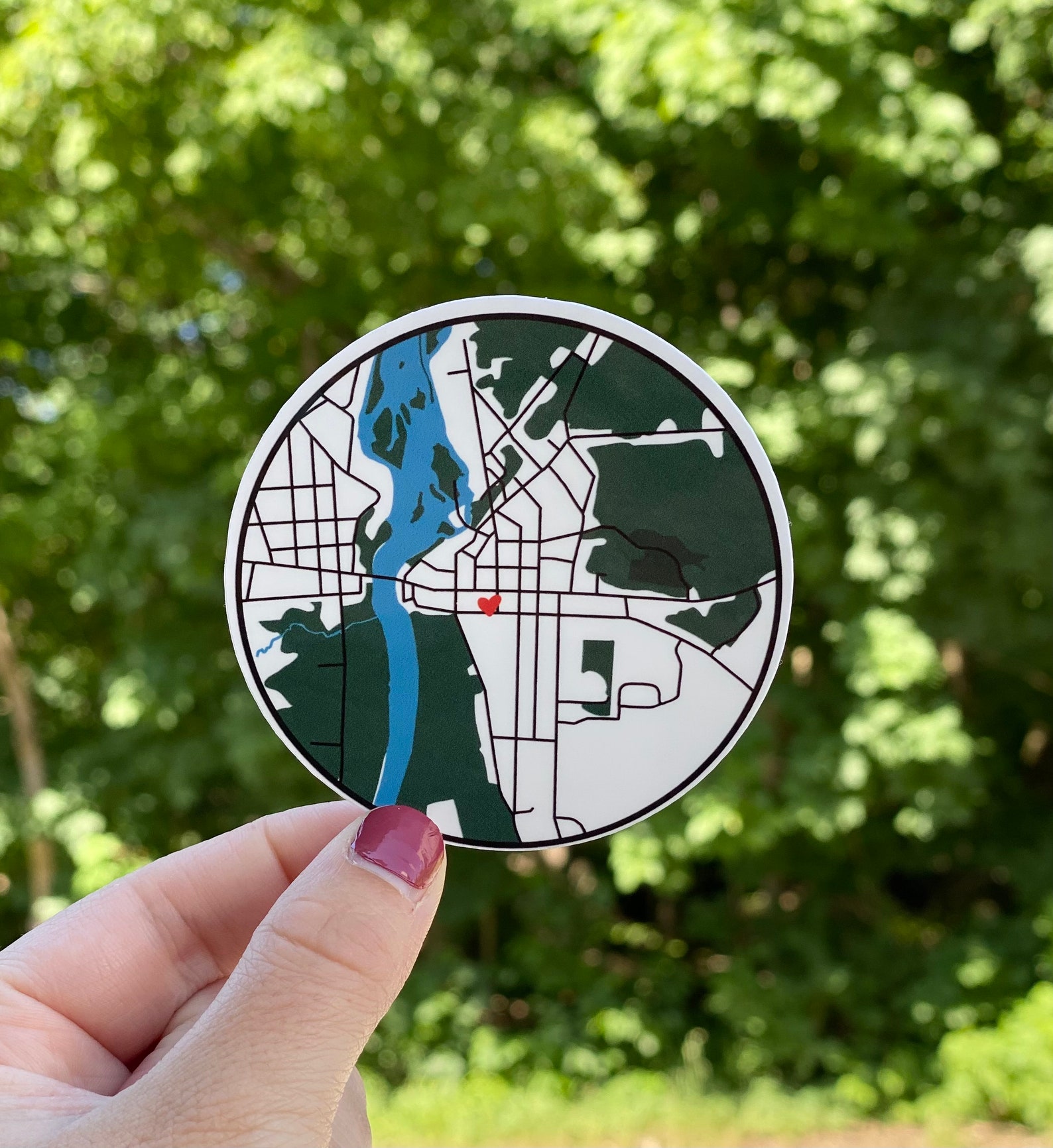 Custom Location Sticker Wedding Venue Sticker First Date | Etsy