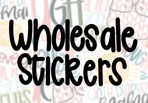 Wholesale Stickers, Die Cut Wholesale Stickers, 3 Inch Stickers, Sticker  Assortment, Bulk Stickers