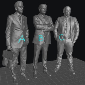 Men  figure HO 1/64 1/43 1/24 1/18 Scale handpaint high detail