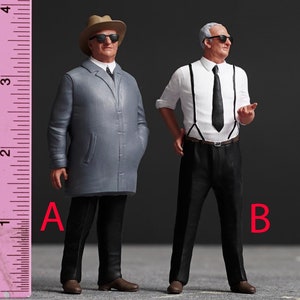 Man figure HO 1/64 1/43 1/24 1/18 Scale handpaint high detail