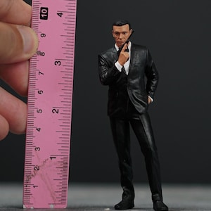 Old British spy figure HO 1/64 1/43 1/24 1/18 Scale handpaint high detail