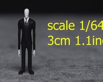 Tall horror man figure HO 1/64 43 24 1/18 Scale handpaint