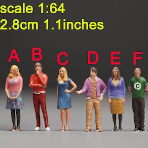Men and women figure HO 1/64 1/43 1/24 1/18 Scale handpaint high detail