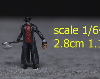 Horror figure HO 1/64 43 24 1/18 Scale handpaint high detail