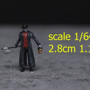 Horror figure HO 1/64 1/43 1/24 1/18 Scale handpaint high detail