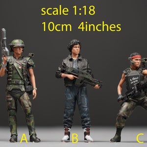 Space figure HO 1/64 1/43 1/24 1/18 Scale handpaint high detail