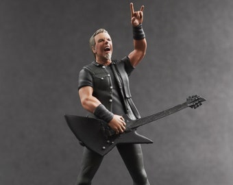 Black rocker figure HO 1/64 1/18 1/24 1/35 1/43-48 1/72 N-scale O1