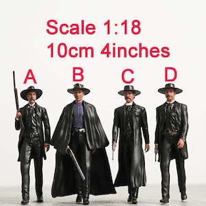 Western cowboy figure HO 1/64 1/43 1/24 1/18 Scale handpaint high detail