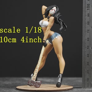 Horror Girl figure HO 1/64 1/43 1/24 1/18 Scale handpaint high detail