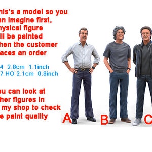 Speed TV show figure HO 1/64 1/43 1/24 1/18 Scale handpaint high detail