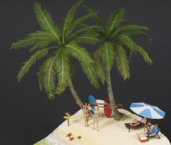 Palm Coconut HO 1/64 1/87 1/35 for Diorama Miniature - Etsy