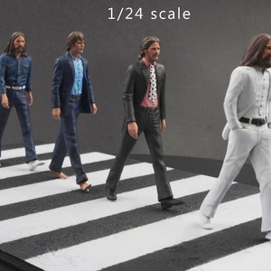 The Abbey band figure HO 1/64 1/43 1/24 1/18 Scale handpaint high detail