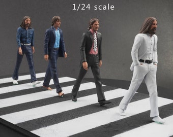 The Abbey band figure HO 1/64 1/43 1/24 1/18 Scale handpaint high detail