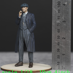 British man figure HO 1/64 1/43 1/24 1/18 Scale handpaint high detail
