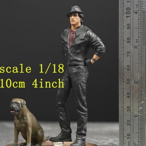 Rock boxer and the dog figure All scale handpaint high detail