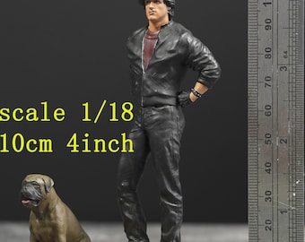 Rock boxer and the dog figure All scale handpaint high detail