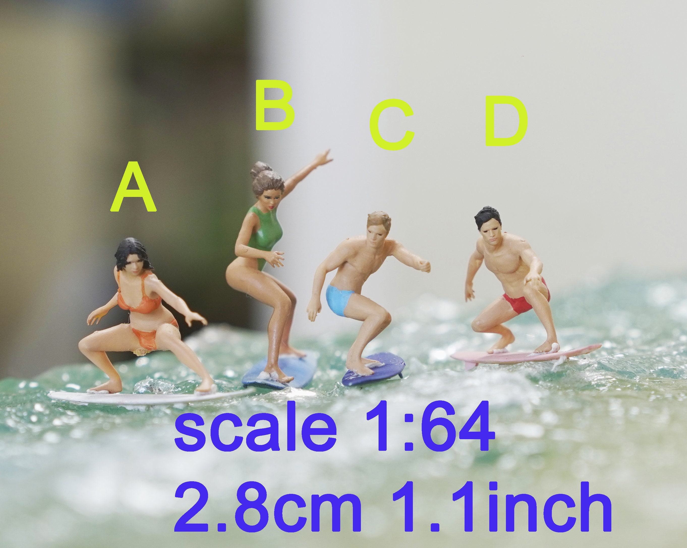 Surfer figurine - Etsy 日本