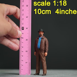 Mann Figur HO 1/64 43 24 1/18 Scale handbemalt mit hohen Details