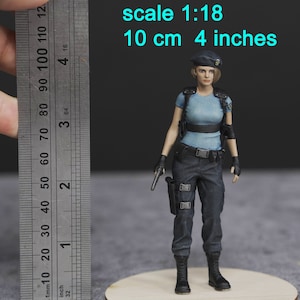 Jill Evil figure HO 1/64 1/43 1/24 1/18 Scale handpaint high detail