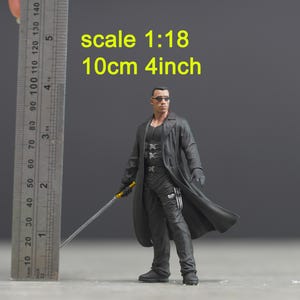 Black Man Figur HO 1/64 43 24 1/18 Scale handbemalt mit hohen Details