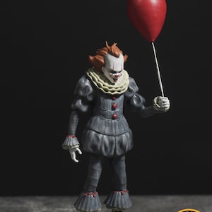 Horror balloon clown figure HO 1/64 1/43 1/24 1/18 Scale handpaint high detail