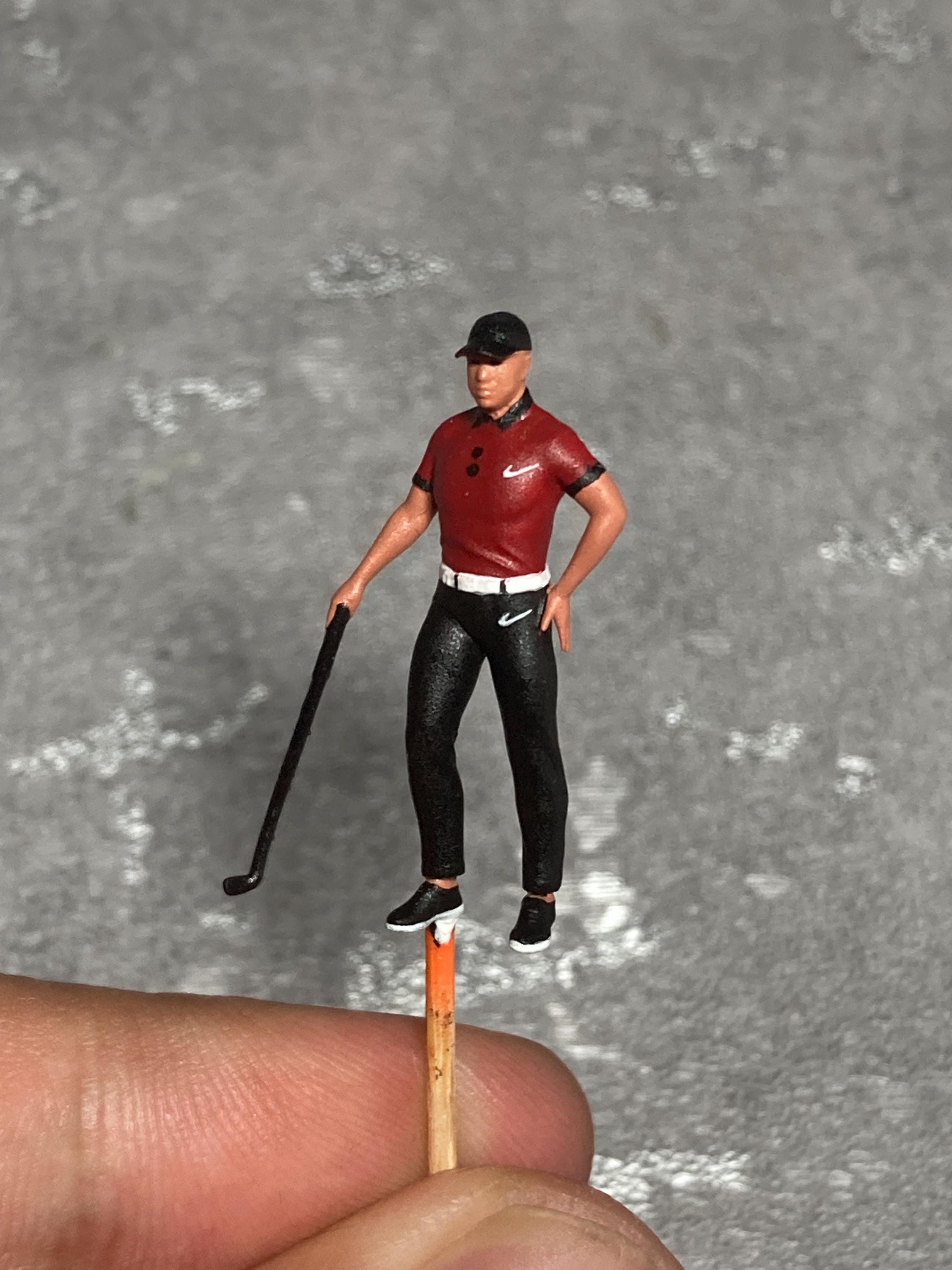 Wood golfer figurine - Etsy 日本