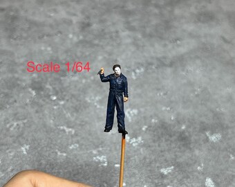 Horror Killer Figure HO 1/64 1/18 1/24 1/35 1/43-48 1/72 N-scale