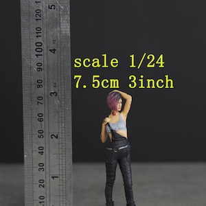 Judy Cyber figure HO 1/64 1/43 1/24 1/18 Scale handpaint high detail